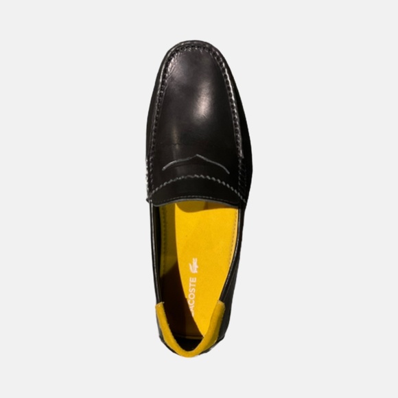Lacoste Men's Concours 123 1 CMA Loafer, Black Leather. 745CMA0032454 - Picture 2 of 5